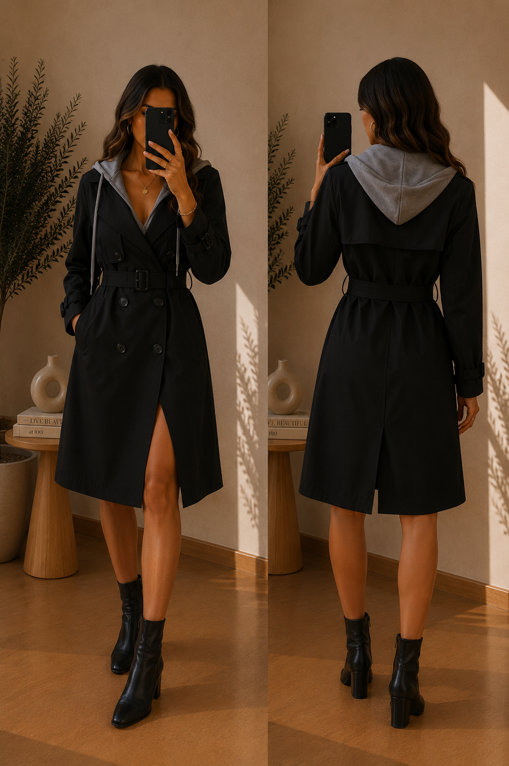 TRENCH CAPUCHE ELENA