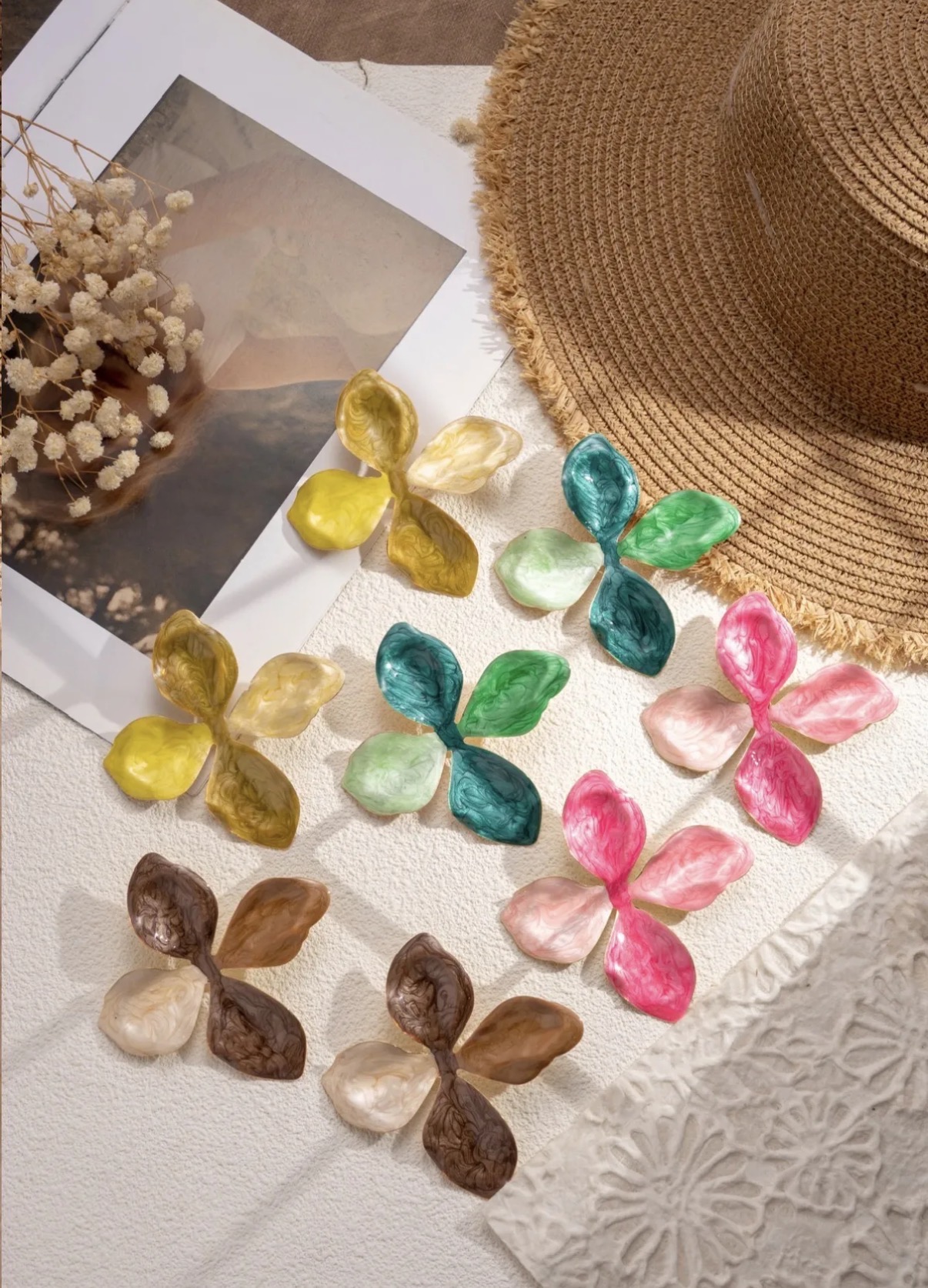 BOUCLES D’OREILLES FLEUR