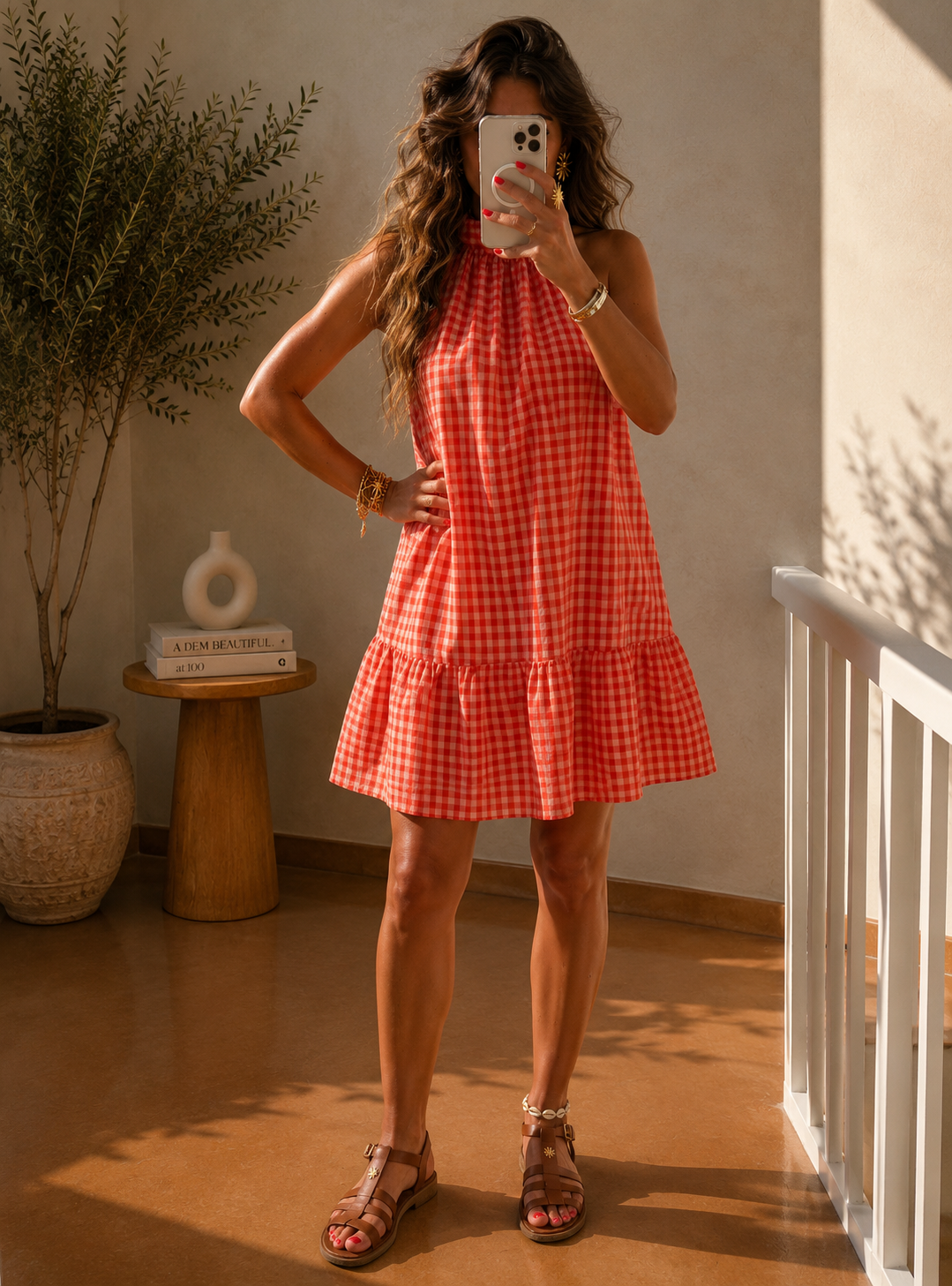 ROBE VICHY
